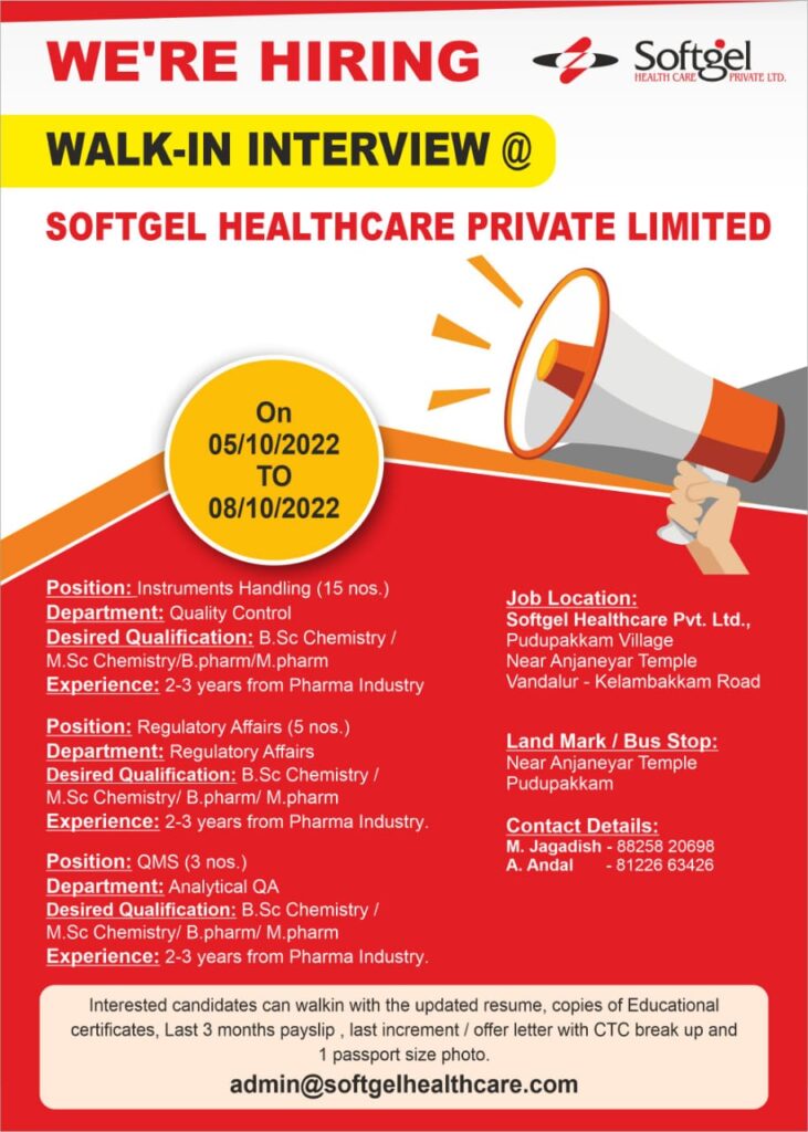 Softgel Healthcare Pvt. Ltd