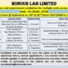 Multiple Openings Honour Lab Pune