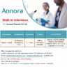 ANNORA Pharma – Walk-In Interviews on 2nd Dec’ 2023