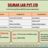 Selmar Lab Pvt. Ltd – Walk-Ins for Production / Safety / SRS / Maintenance on 23rd Dec’ 2023